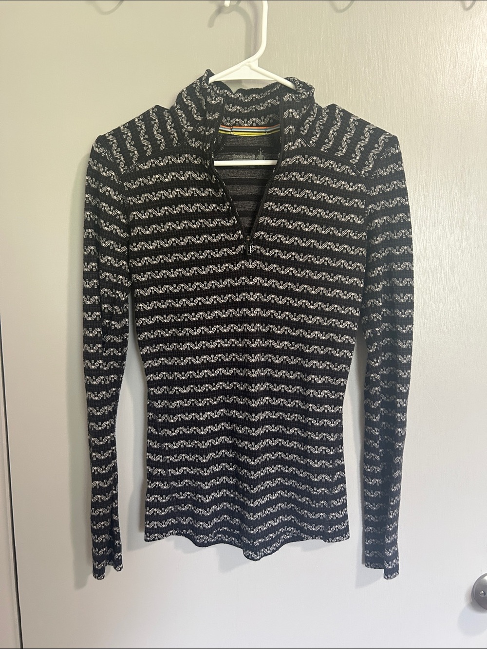 Smartwool Women’s 3/4 Zip Base Layer Size S